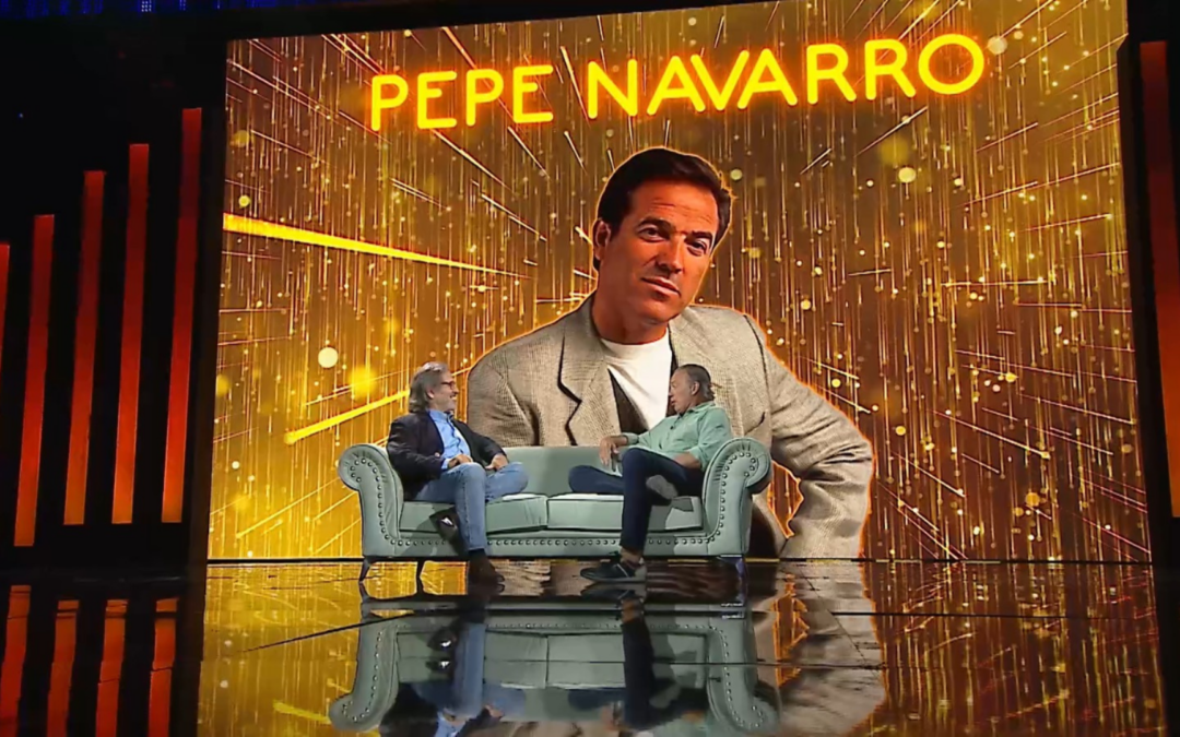 El periodista Pepe Navarro muestra su faceta más divertida y desconocida en ‘El Show de Bertín’